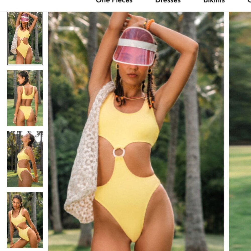 CupShe O-Ring Cutout Monokini Swimsuit